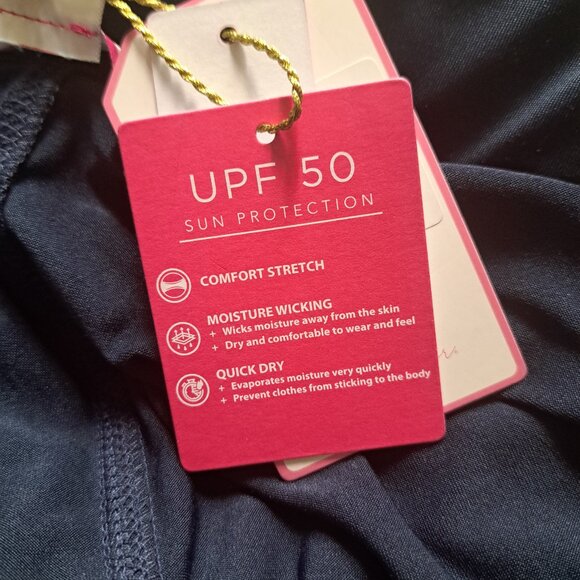 Stella Parker Sport Pull On Skort Skirt Tummy Control Navy Tennis Pickleball XL - Picture 9 of 9